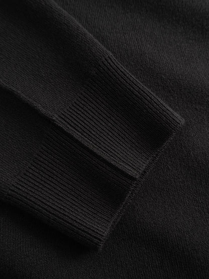 Gabba GABadriel Half Zip Lume LS Knit in der Farbe Meteorite