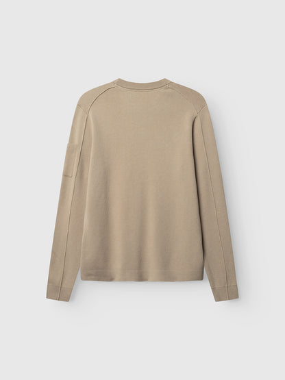 Gabba GABadriel O-Neck Lume LS Knit in der Farbe Sand Crocker