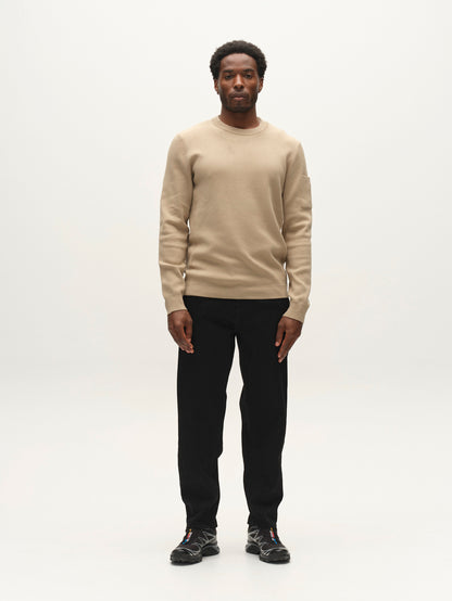 Gabba GABadriel O-Neck Lume LS Knit in der Farbe Sand Crocker
