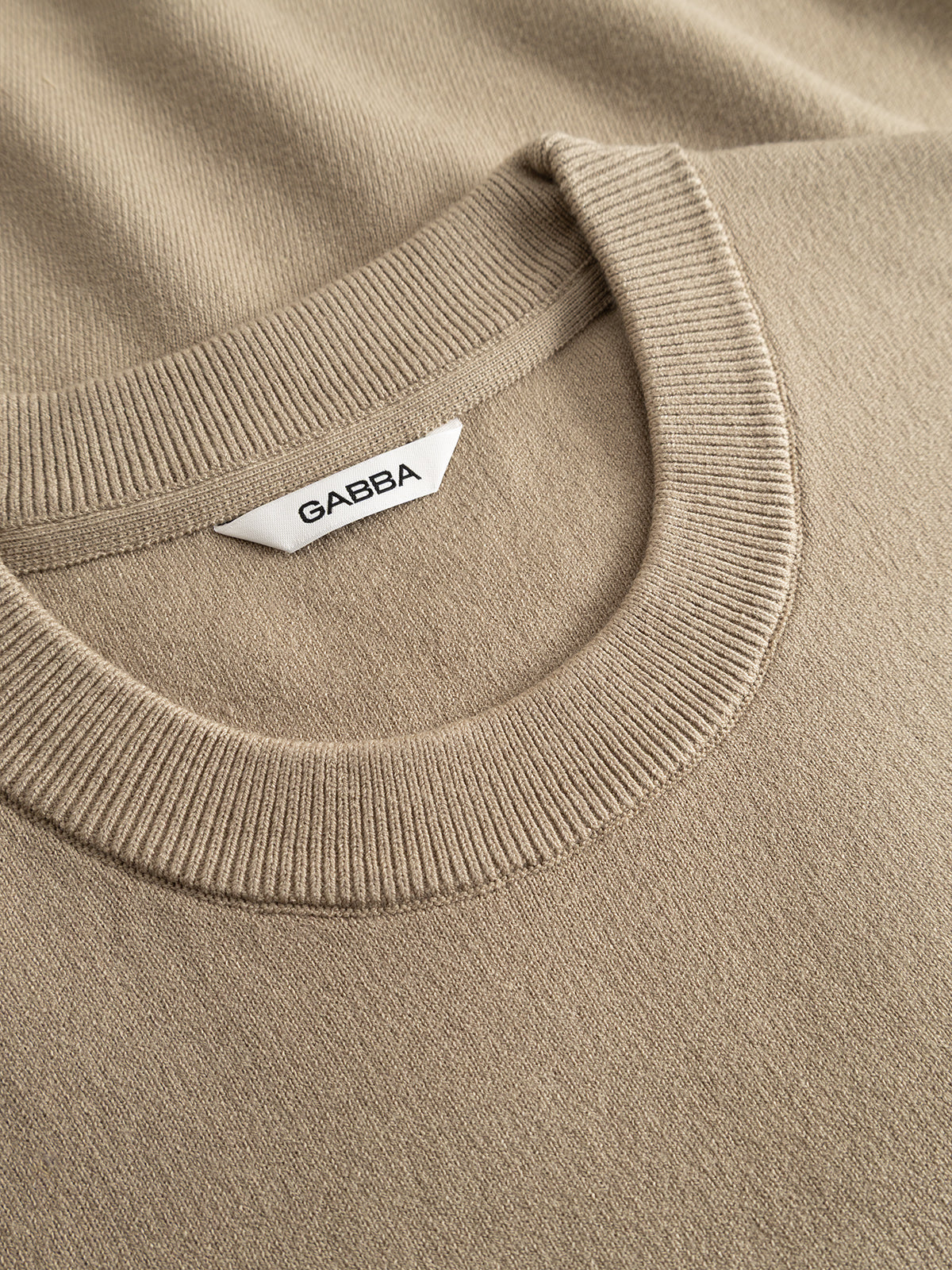 Gabba GABadriel O-Neck Lume LS Knit in der Farbe Sand Crocker