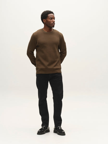 Gabba GABadriel O-Neck Lume LS Knit in der Farbe Forest Night