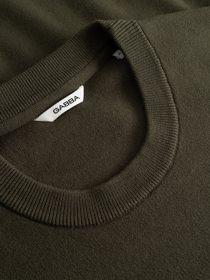 Gabba GABadriel O-Neck Lume LS Knit in der Farbe Forest Night