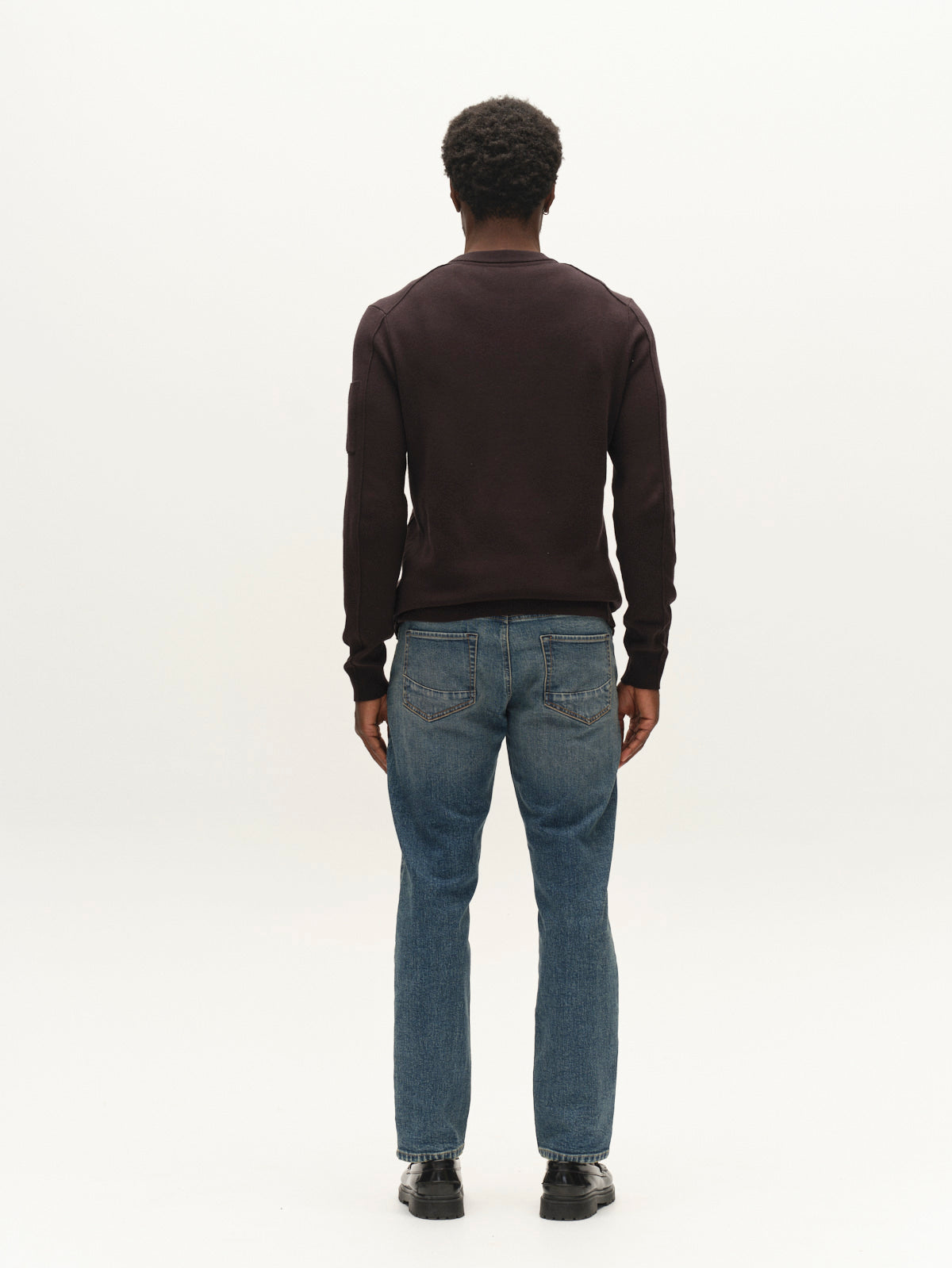 Gabba GABadriel O-Neck Lume LS Knit in der Farbe Meteorite