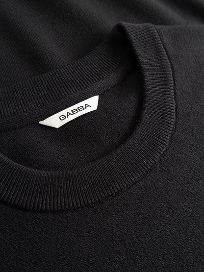 Gabba GABadriel O-Neck Lume LS Knit in der Farbe Meteorite