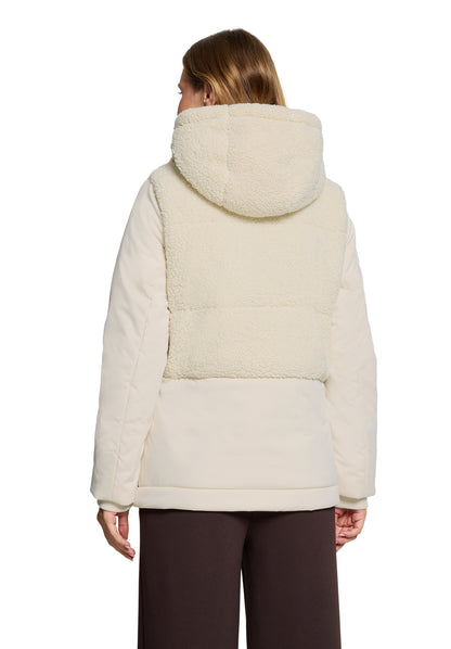 Cartoon Jacke Watte Brazilian Sand – Model hinten