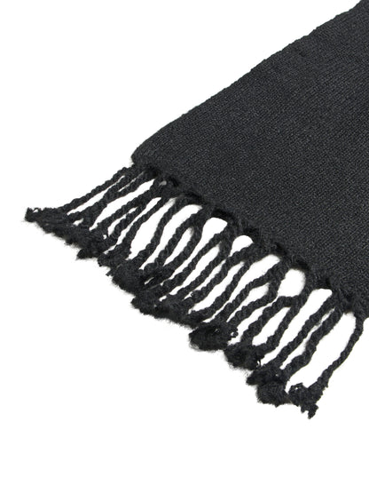 Vila Strickschal New Knit Scarf in Black Beauty