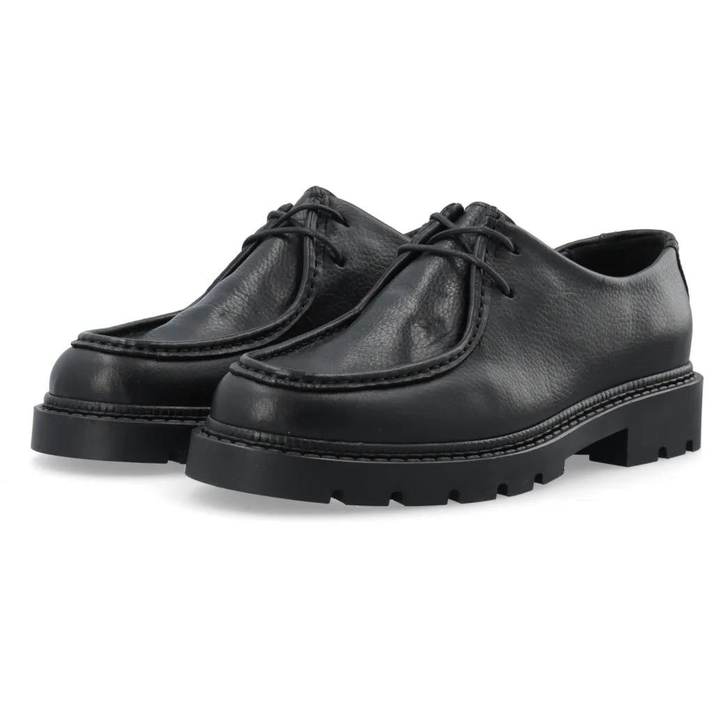 Bianco Herrenschuh Moc-Toe Black