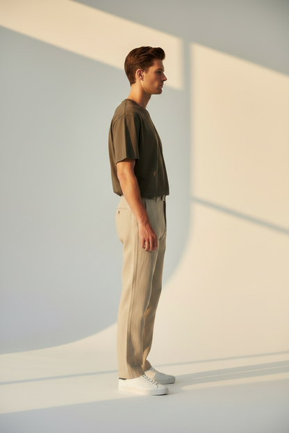 NN07 Adam T-shirt 3209 Mable Husk Regular