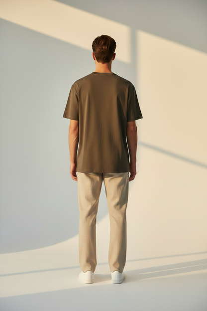 NN07 Adam T-shirt 3209 Mable Husk Regular