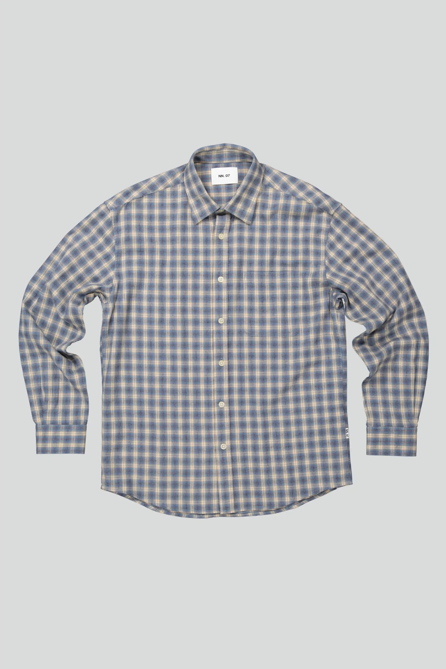 NN.07 Hemd Deon in der Farbe Blue Check