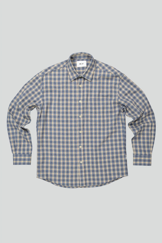 NN.07 Hemd Deon in der Farbe Blue Check