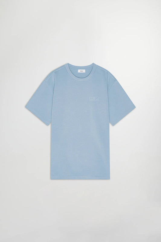 NN07 Heavyweight T-Shirt Nat 3457 Powder Blue