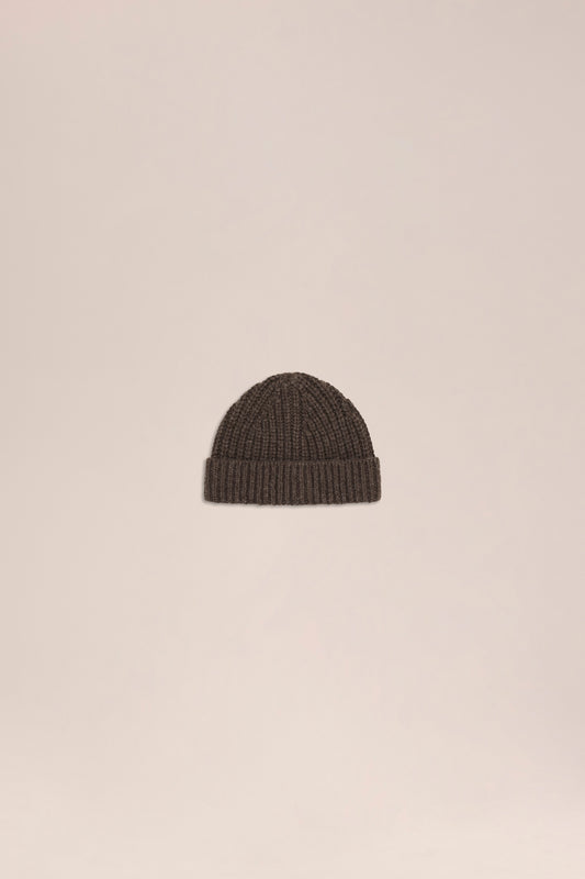 NN. 07 Fisherman Beanie 6650 Dunkeltrüffel
