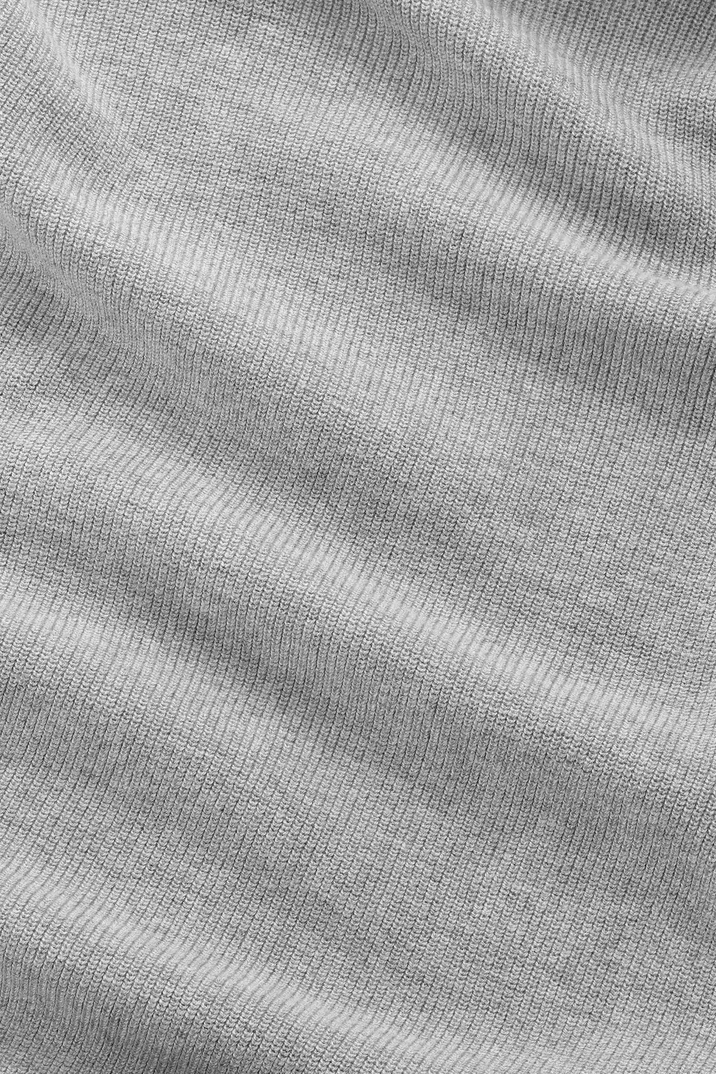 NN. 07 Pullover Hope Rib Crew in der Farbe Grau Meliert