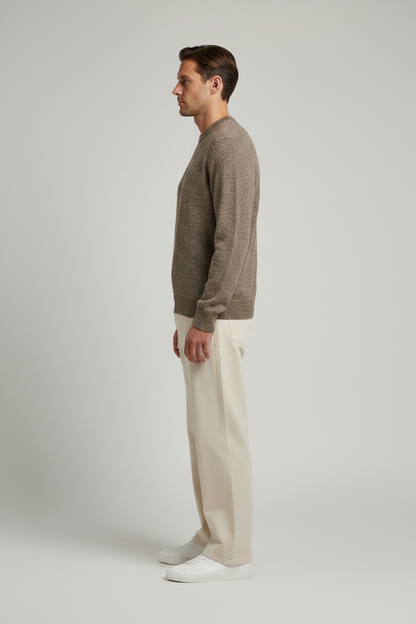 NN. 07 Pullover Gavin Crew in der Farbe Desert Clay