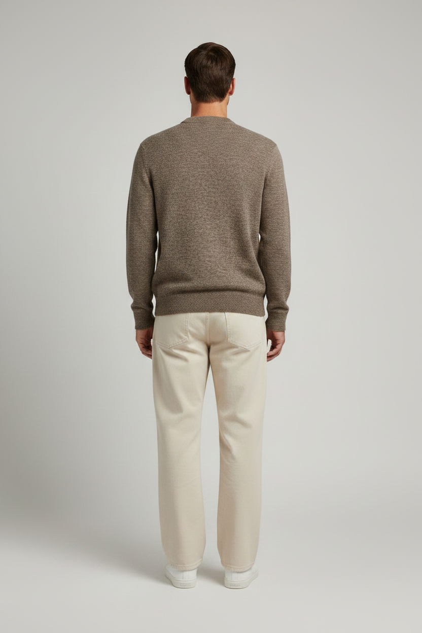 NN. 07 Pullover Gavin Crew in der Farbe Desert Clay