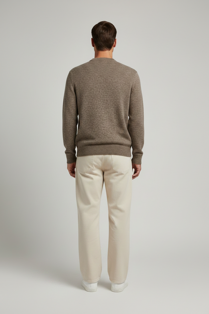 NN. 07 Pullover Gavin Crew in der Farbe Desert Clay