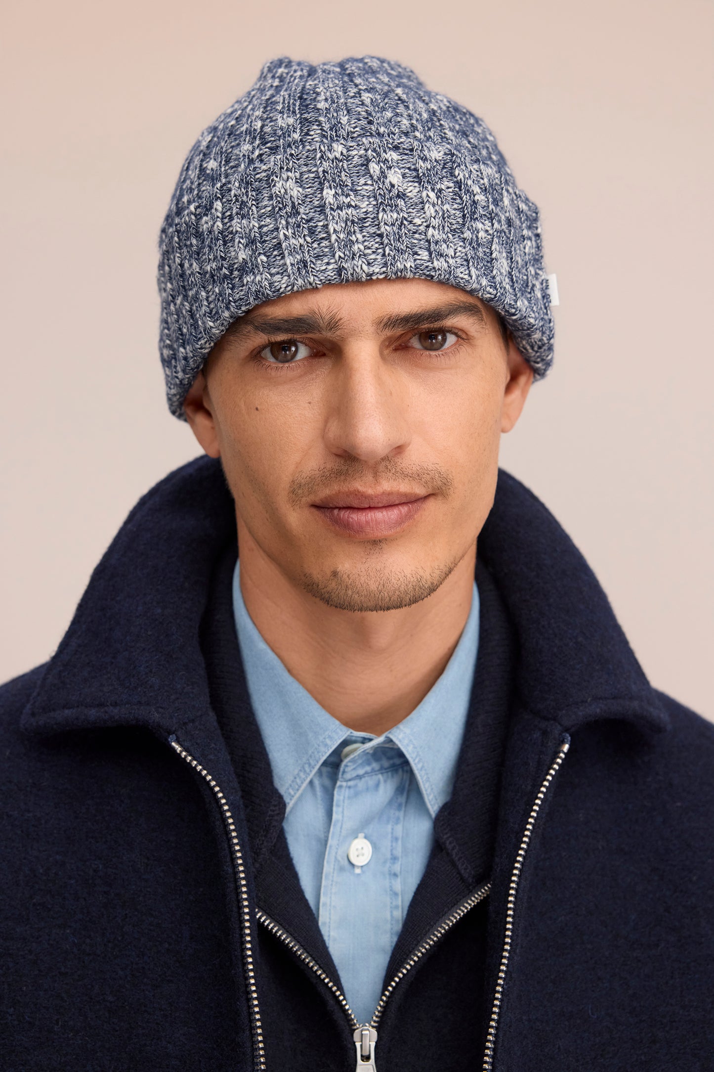NN. 07 Rib Hat 6673 Marineblau