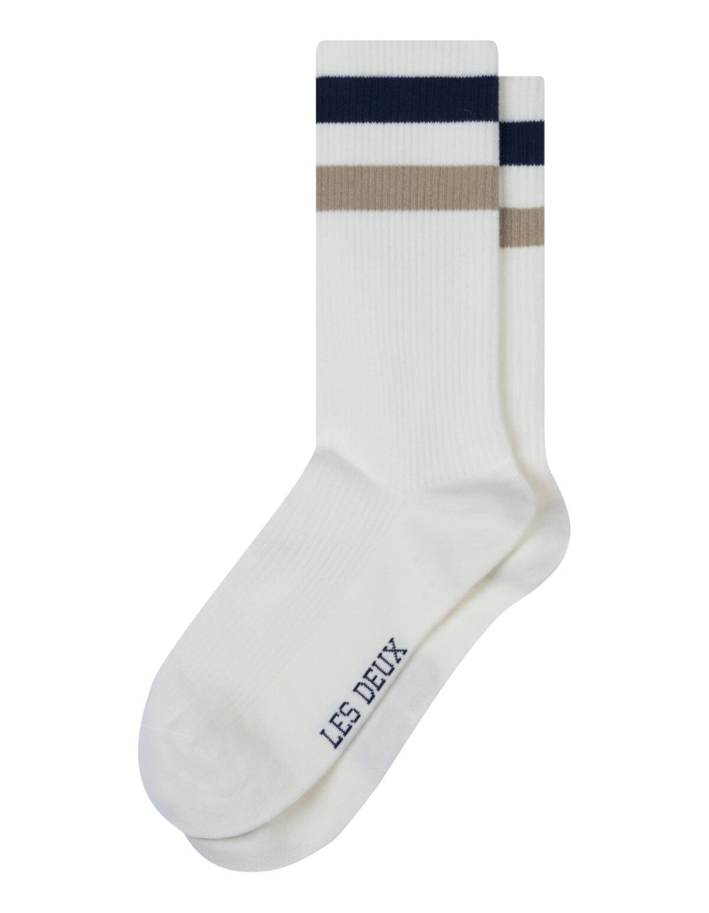 Les Deux Socken Woods Rib Stripe