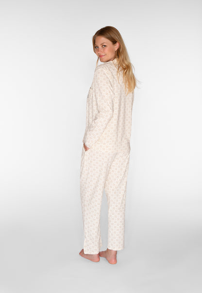 CCDK Charlot Crop Pants Cement AOP
