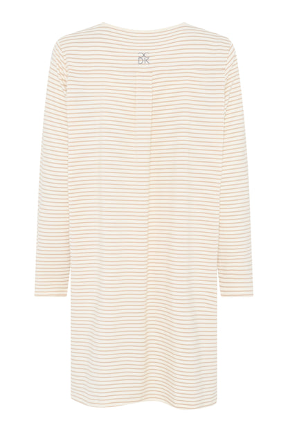 CCDK Bea L/S Dress Cement Stripe