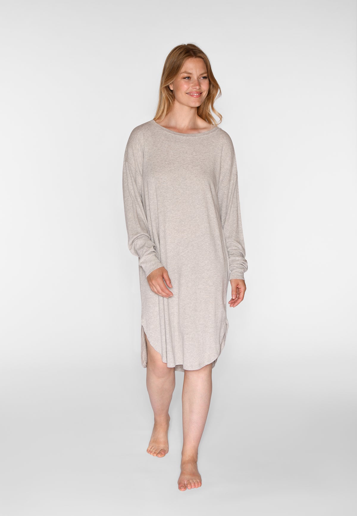 CCDK Susse L/S Dress Cement Melange