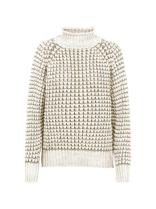 Herrlicher Pullover Marlina in der Farbe Creme