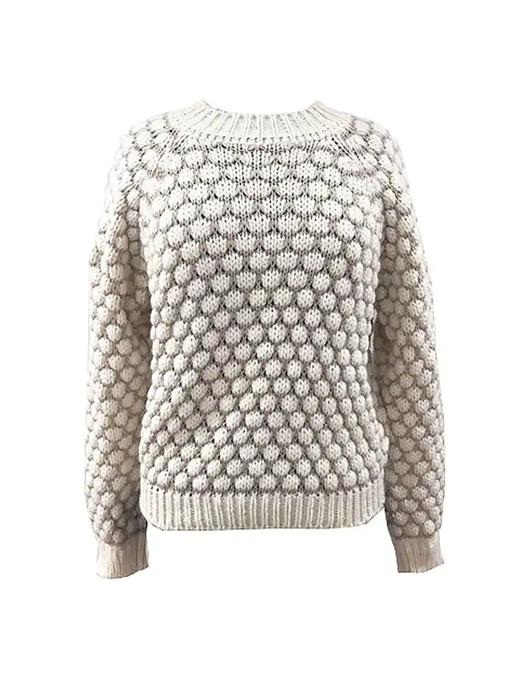 Herrlicher Pullover Narlina in der Farbe Offwhite