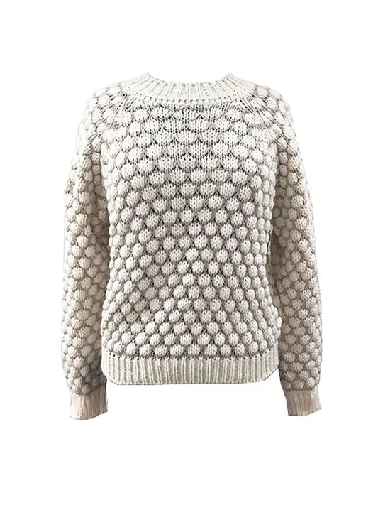Herrlicher Pullover Narlina in der Farbe Offwhite