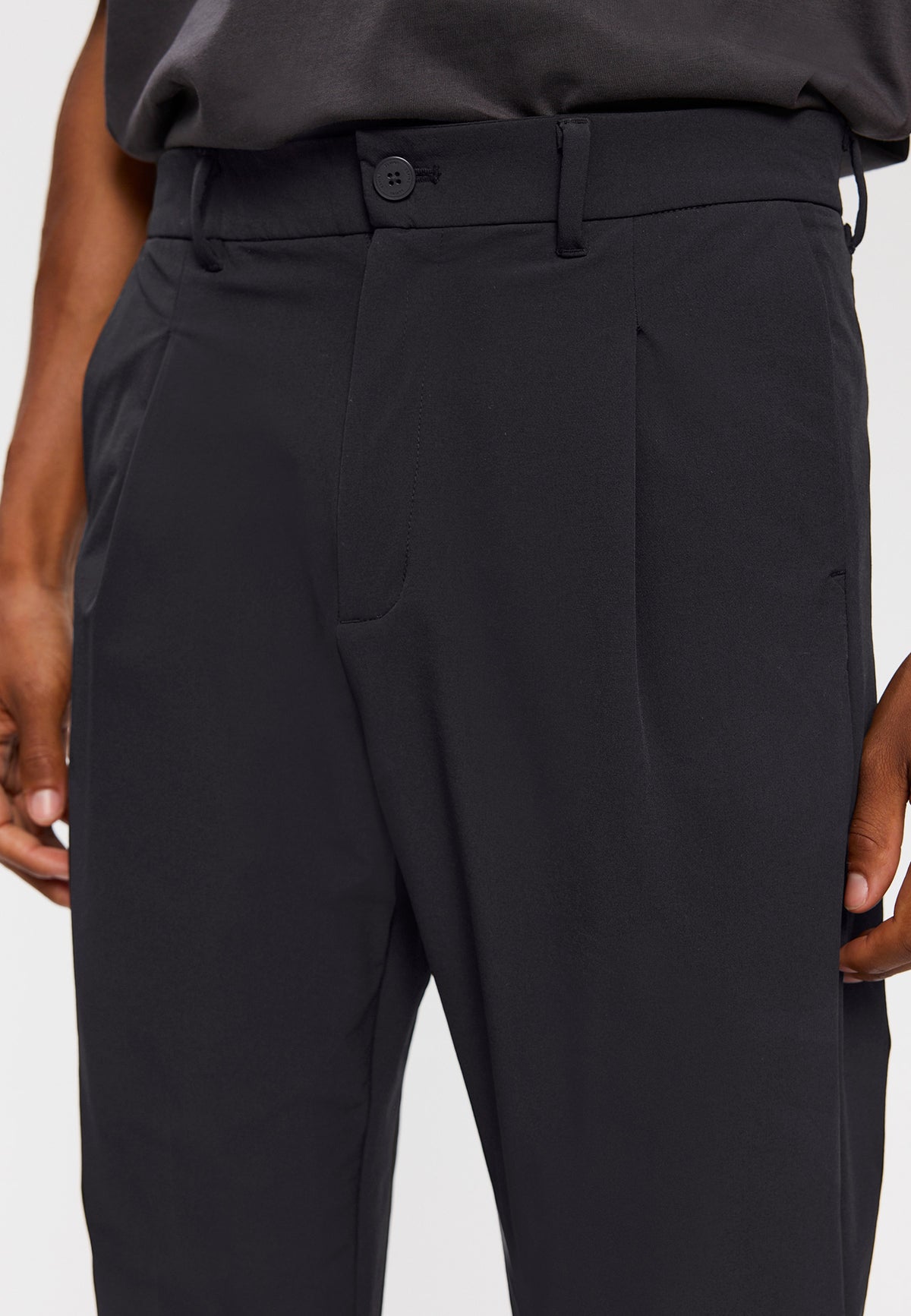 Elvine Herren Hose Arnason Co/Lyocell Stretch in Schwarz