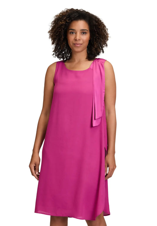 Cartoon Chiffonkleid Festival Fuchsia