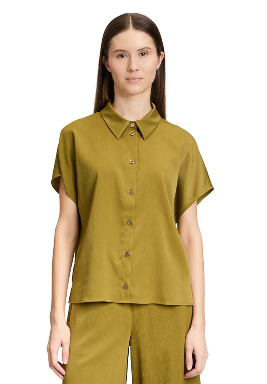 Cartoon Bluse Oliv
