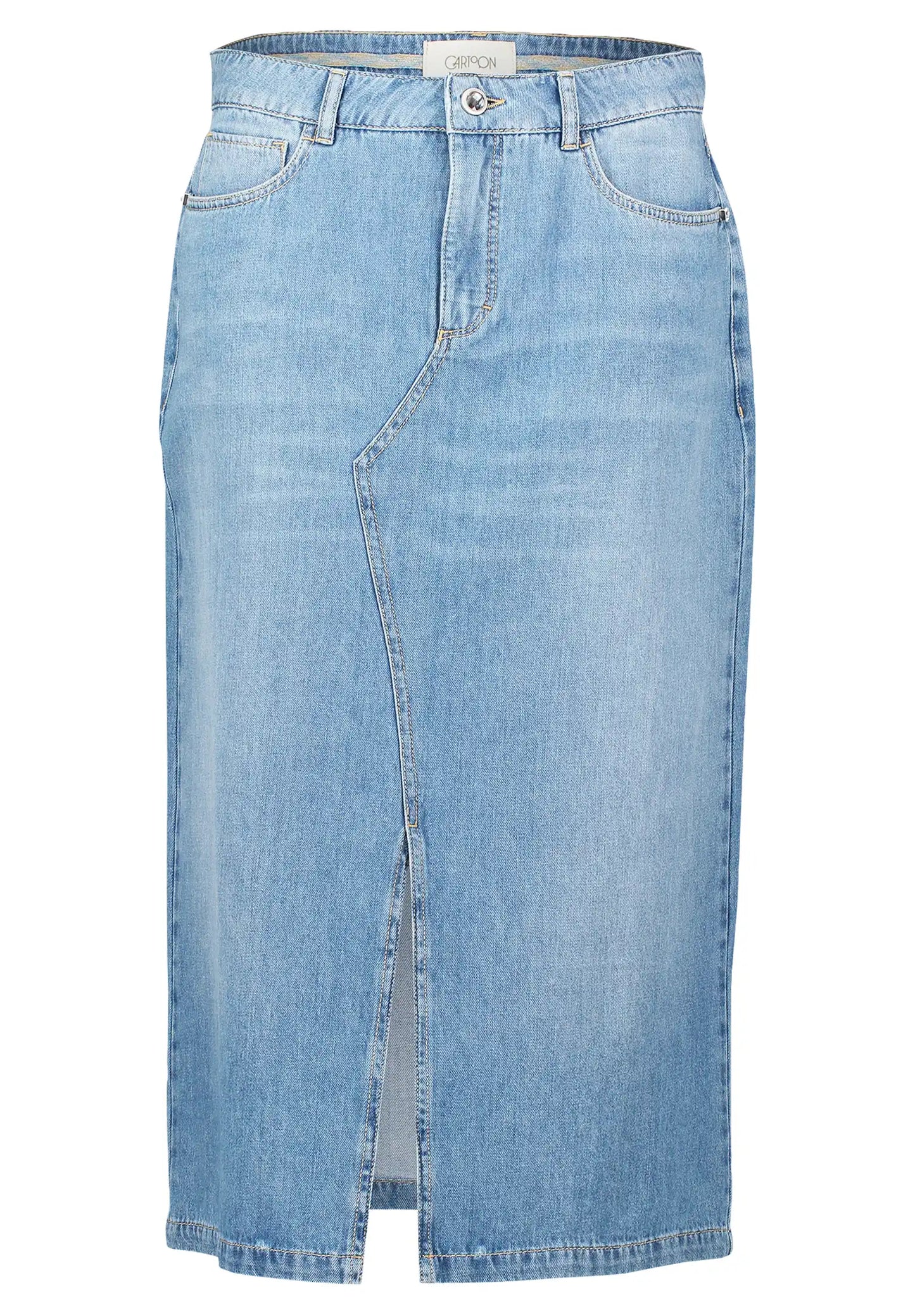 Cartoon Jeansrock in der Farbe Blau