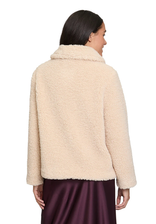 Cartoon Plüschjacke Beige