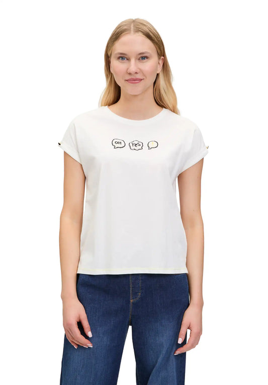 Cartoon T-Shirt Patch Cream