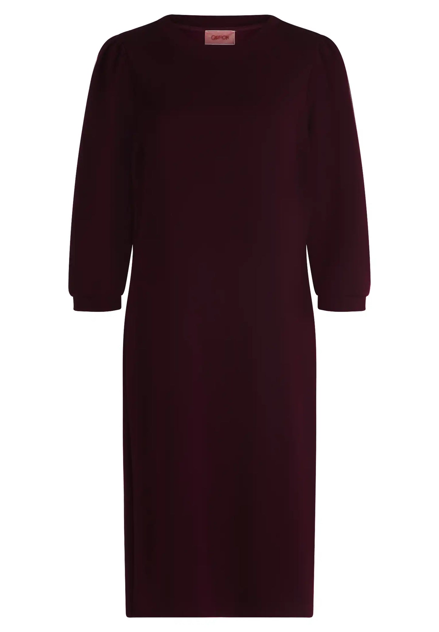 Cartoon Casual-Kleid in der Farbe Dark Aubergine