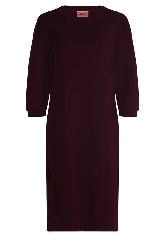 Cartoon Casual-Kleid in der Farbe Dark Aubergine