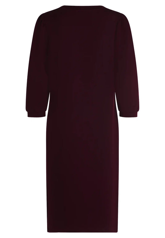 Cartoon Casual-Kleid in der Farbe Dark Aubergine