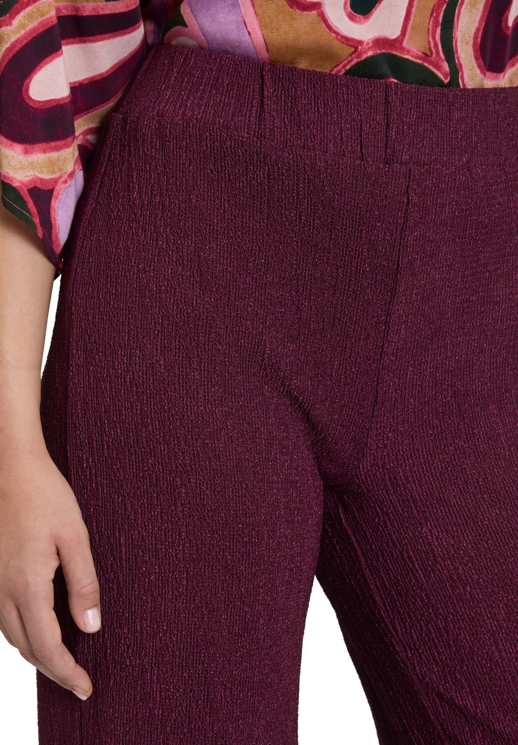 Cartoon Hose Dark Aubergine