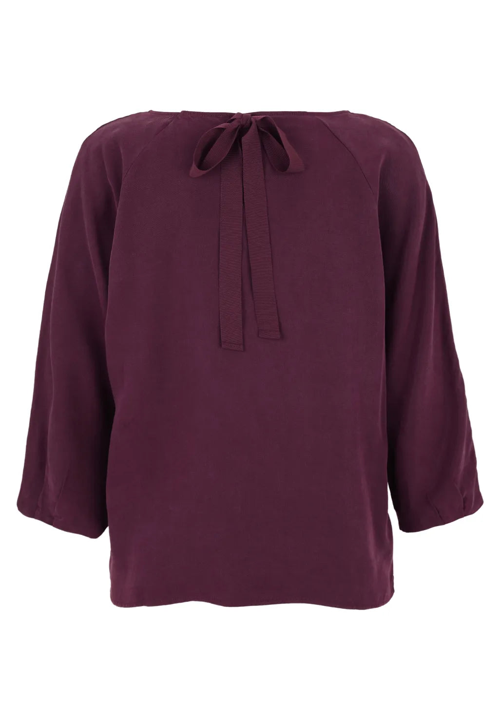 Cartoon Bluse Kurz 3/4 Arm Dark Aubergine