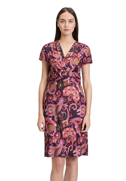 Cartoon Kleid Violett/Rosa