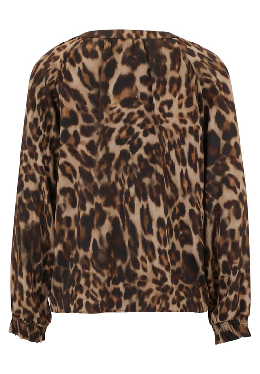 Cartoon Bluse Casual in den Farben  Brown/Camel