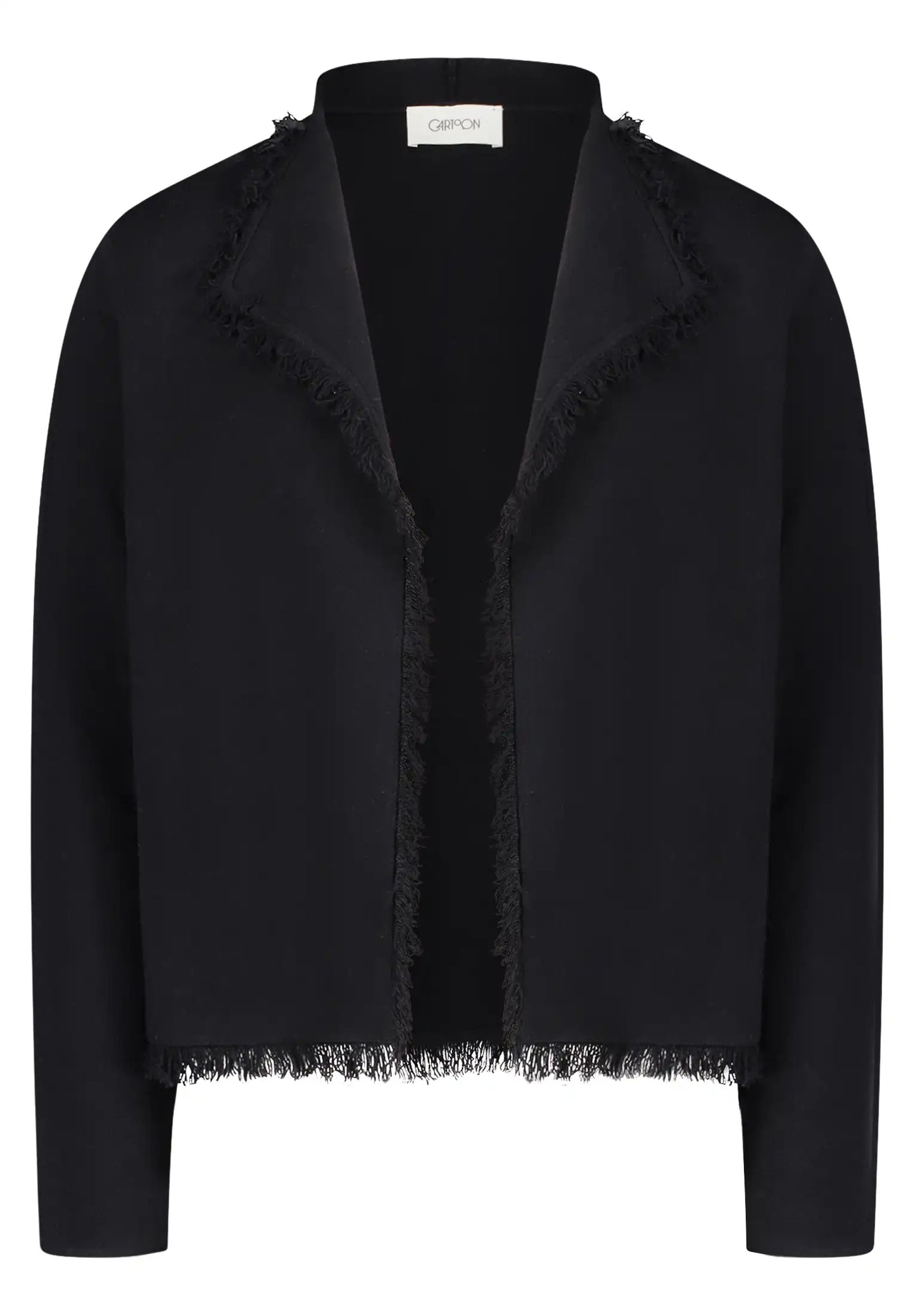 Cartoon Cardigan Schwarz 9045