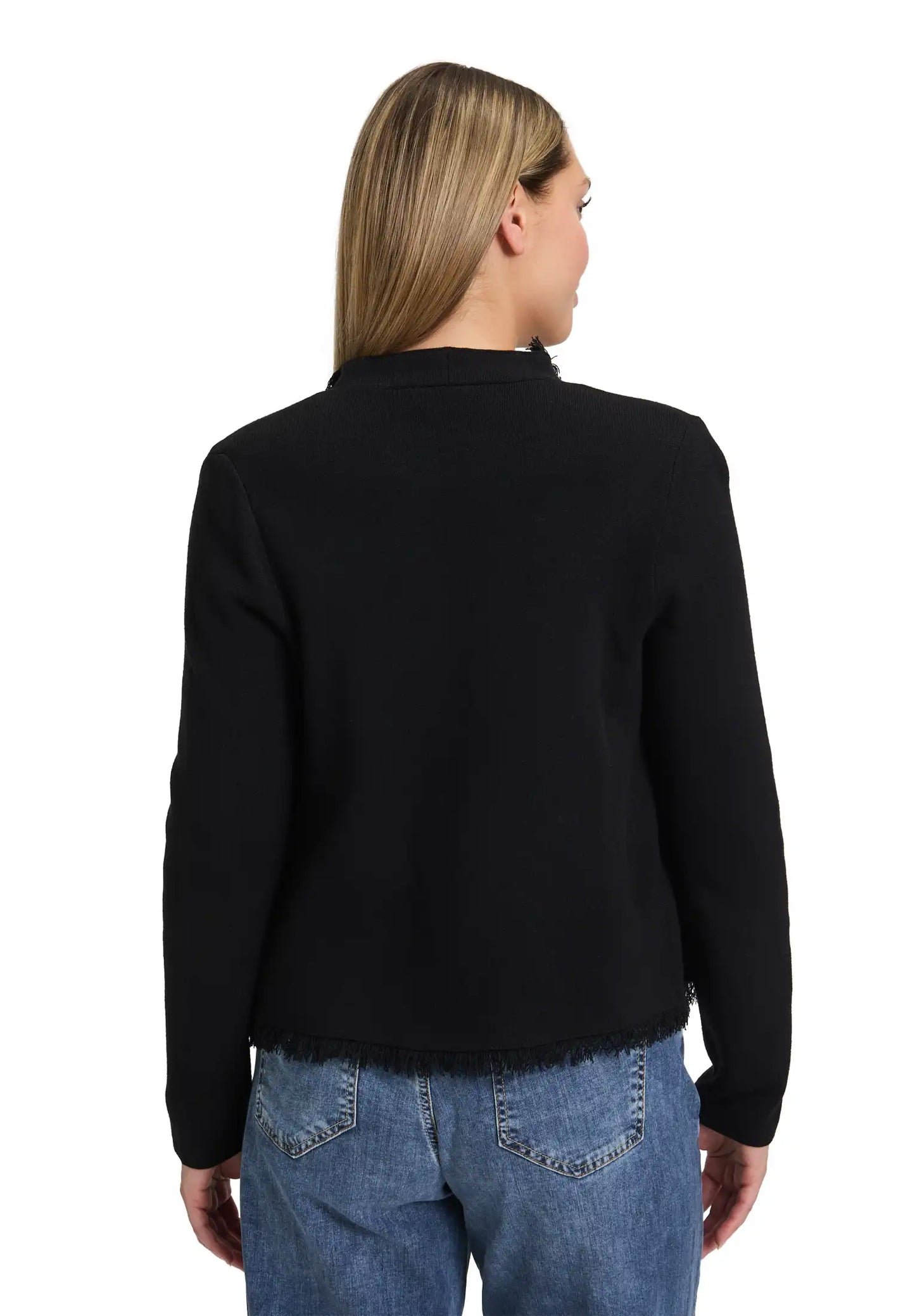 Cartoon Cardigan Schwarz 9045