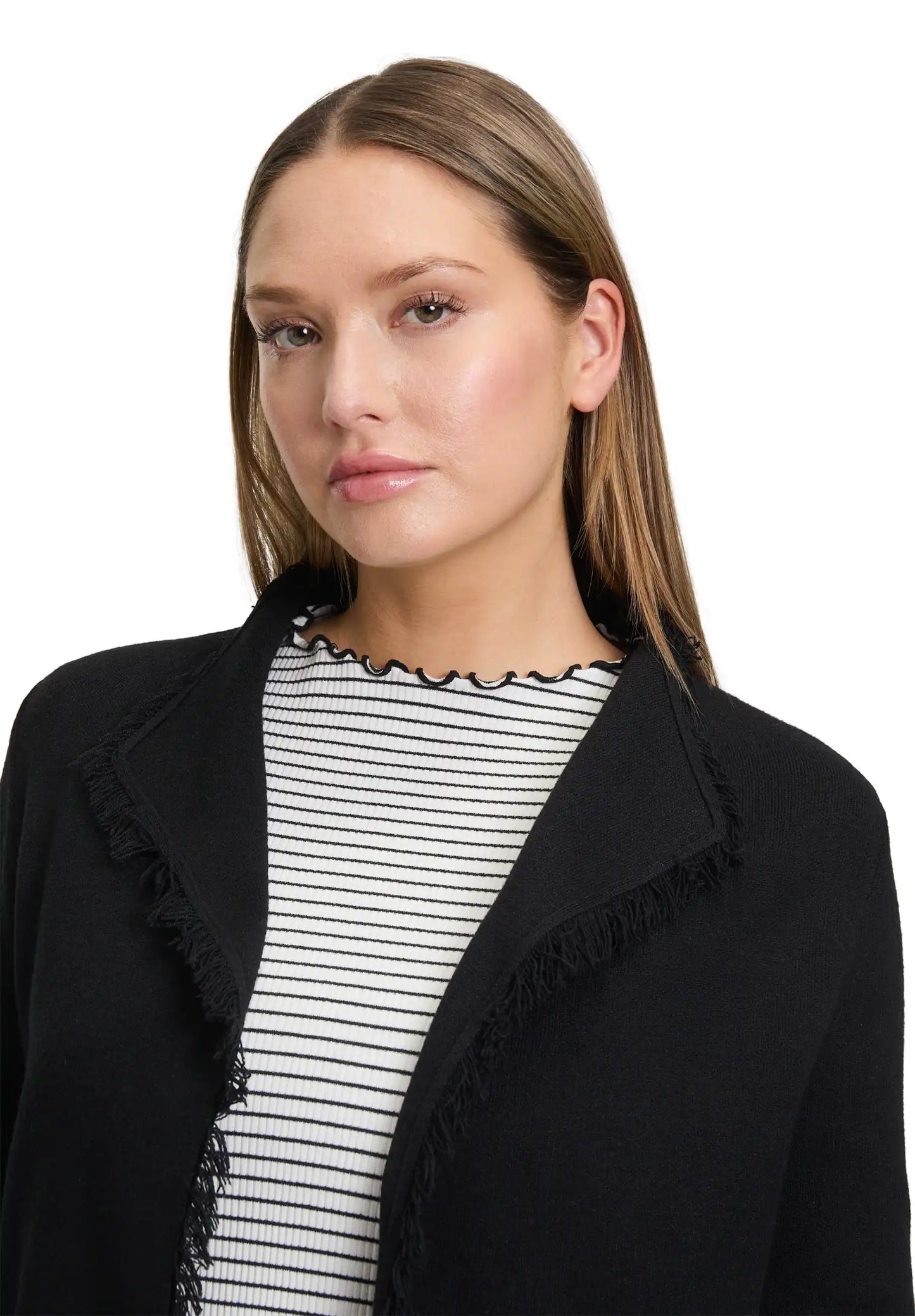 Cartoon Cardigan Schwarz 9045