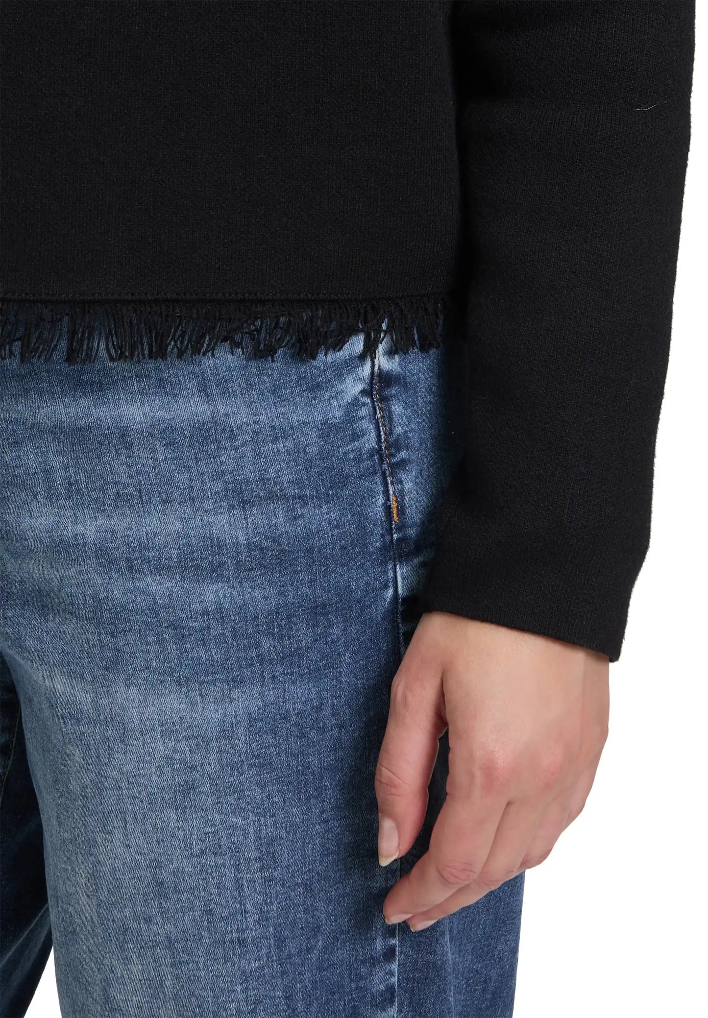 Cartoon Cardigan Schwarz 9045