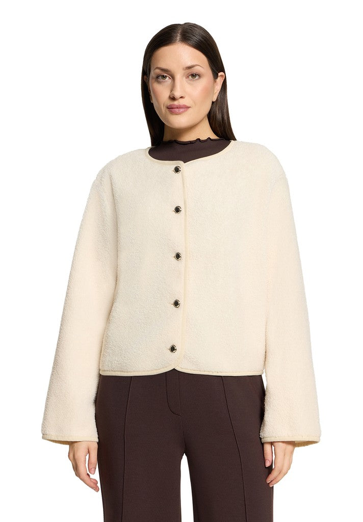 Cartoon Sweat Jacke Kurz 1/1 Arm White Swan