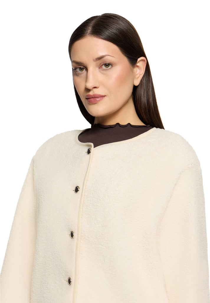 Cartoon Sweat Jacke Kurz 1/1 Arm White Swan