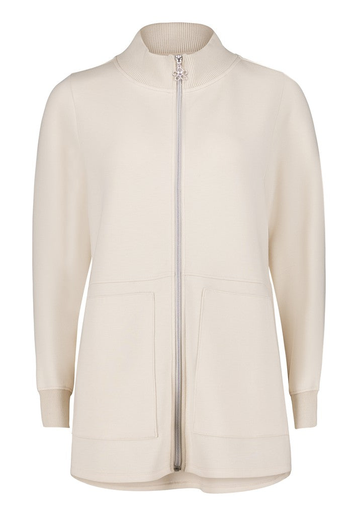 Cartoon Sweat Jacke Lang 1/1 Arm White Swan