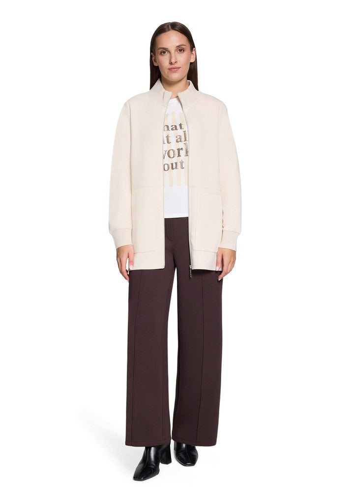 Cartoon Sweat Jacke Lang 1/1 Arm White Swan